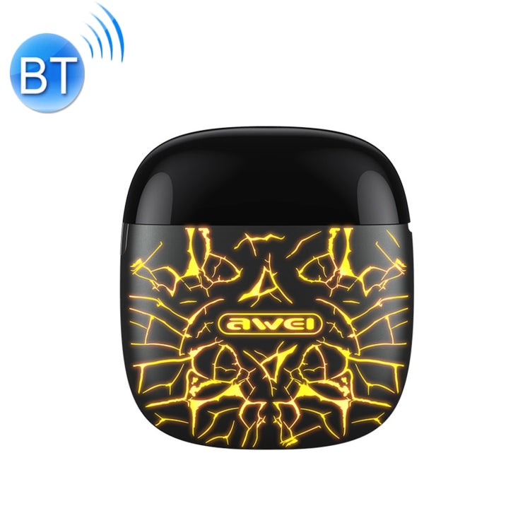Casque Bluetooth sans fil Awei T28 Pro Gaming (jaune)