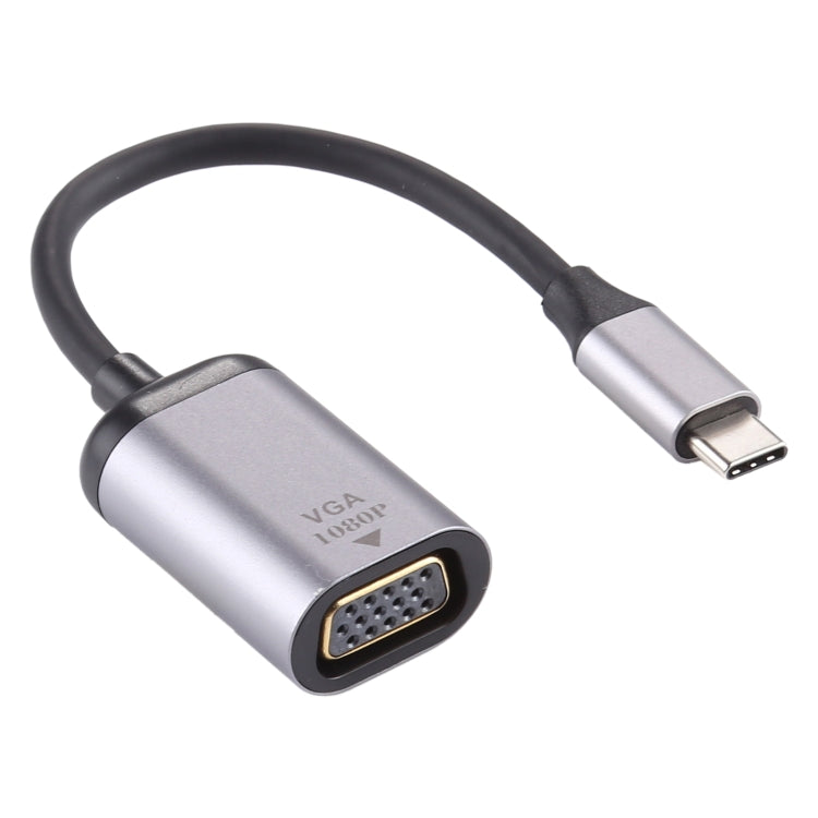 Câble adaptateur de connexion VGA femelle 1080P vers Type-C / USB-C mâ