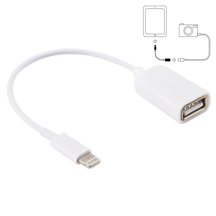 CÂBLE ADAPTATEUR USB-OTG avec connecteur 8 broches pour Apple