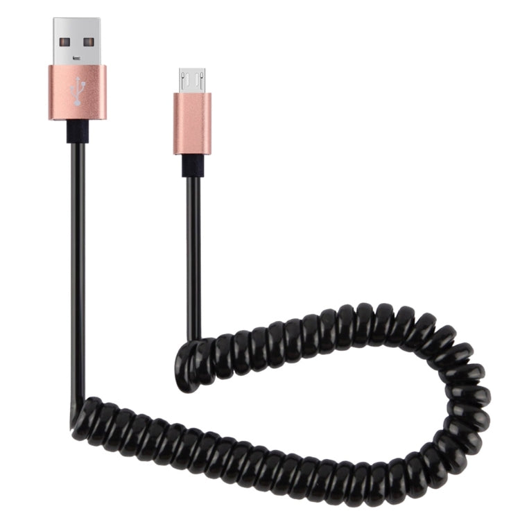30cm à 100cm Style ressort haute vitesse Micro USB vers USB 2.0 Câble à  ressort flexible enroulé Cordon de synchronisation de données USB pour  Galaxy