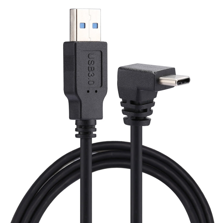 1m USB-C / Type-C Coude mâle USB 3.0 Câble d'extension de charge de do