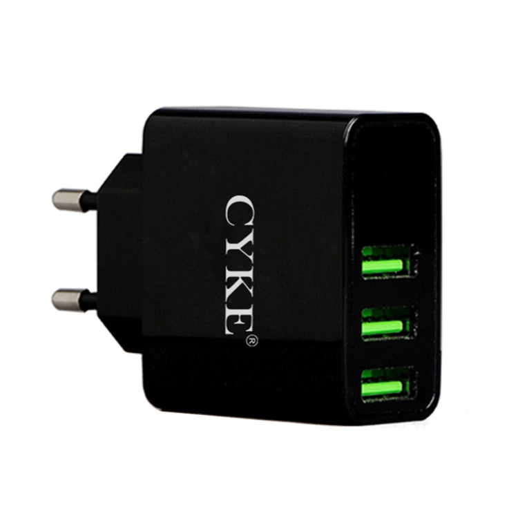 CYKE HKL-USB32 5V 3A 3 ports USB chargeur mural chargeur de voyage ave
