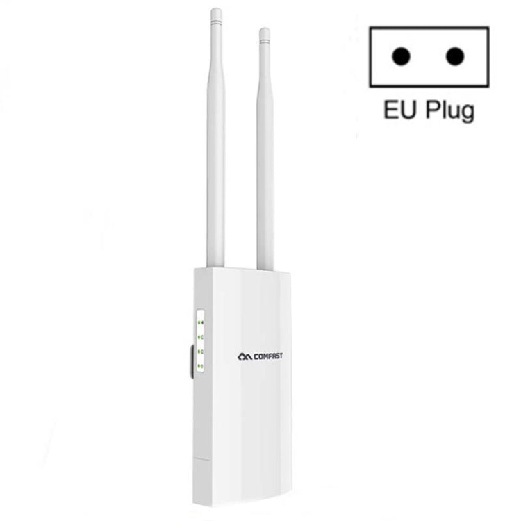 EW71 Routeur AP de couverture sans fil haute puissance extérieure Comfast  300 Mbps (prise UE)