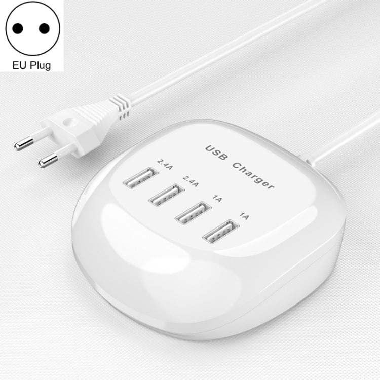 Chargeur USB multiple Adaptateur rapide pour téléphone portable Charge  rapide 4 Interface EU Plug