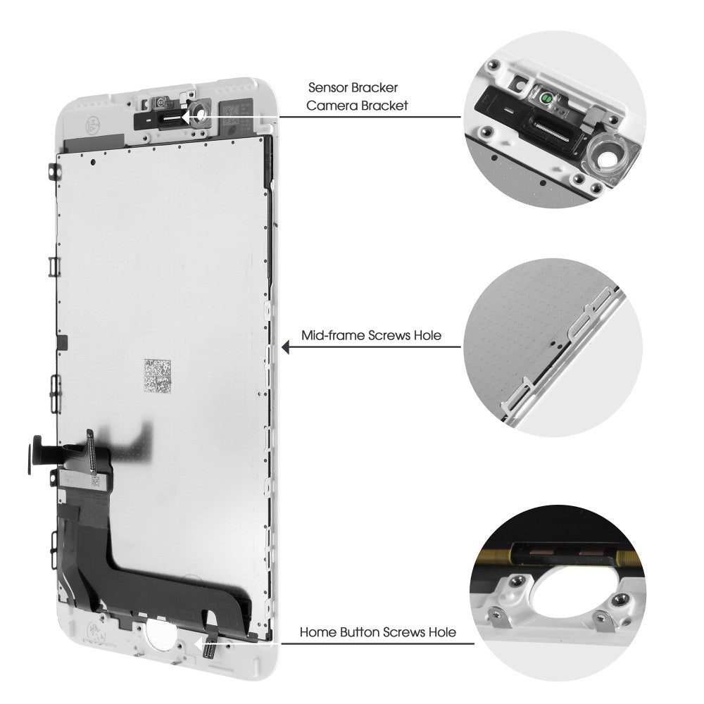 Ecran Complet LCD + Tactile + Outils Apple iPhone 7 Plus 5.5 Blanc