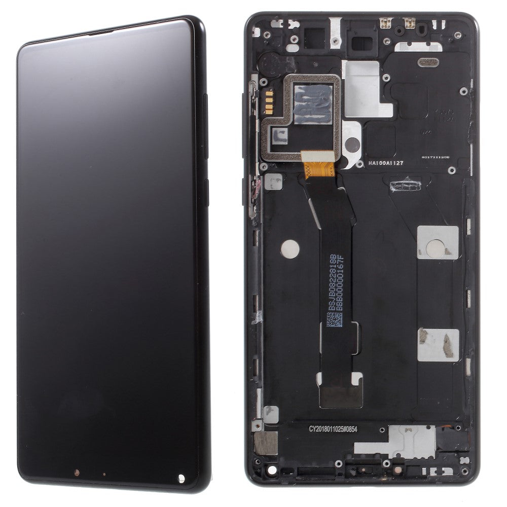 Ecran Complet LCD + Tactile + Châssis Xiaomi MI Mix 2 Noir