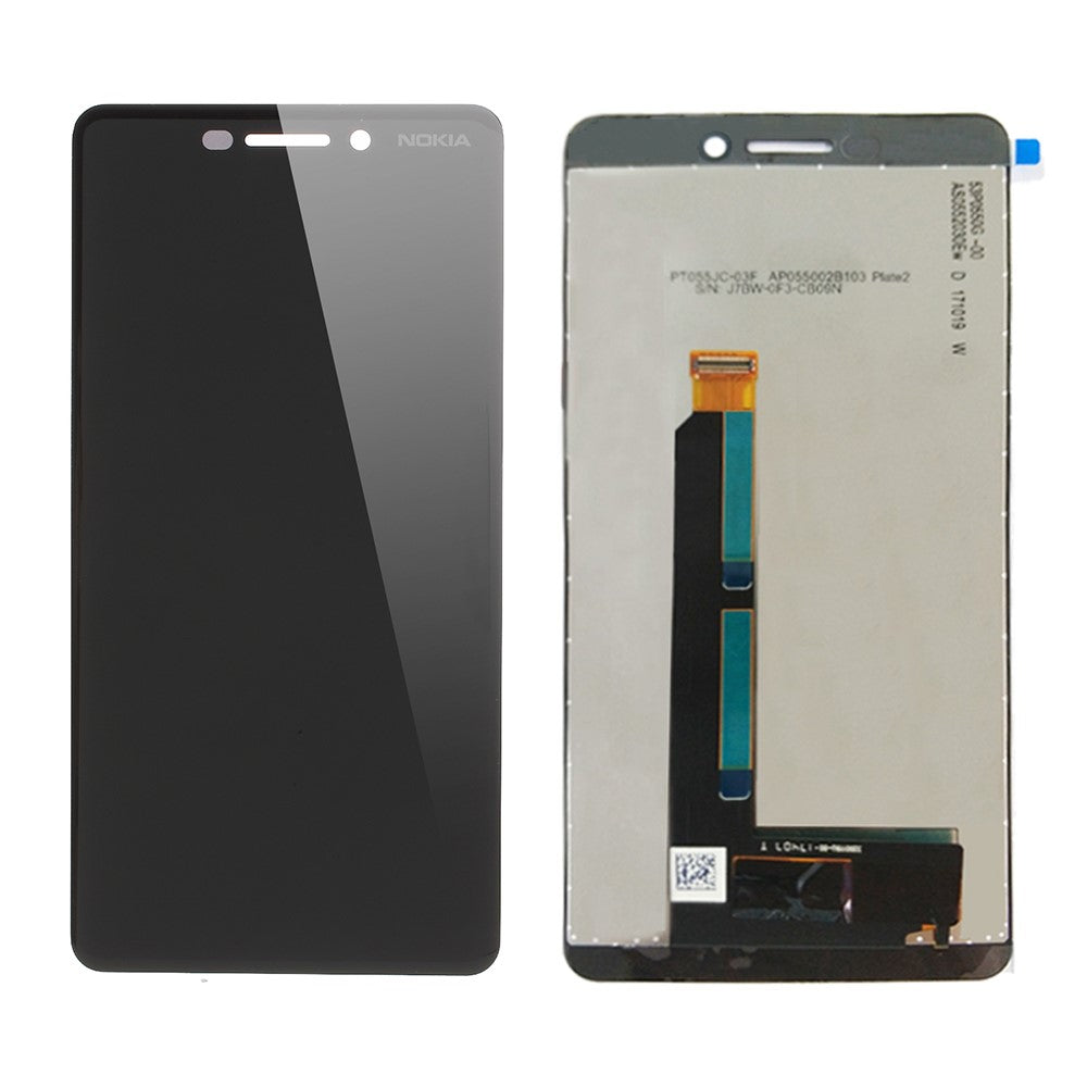 Ecran LCD + Vitre Tactile Nokia 6.1 (2018) Noir