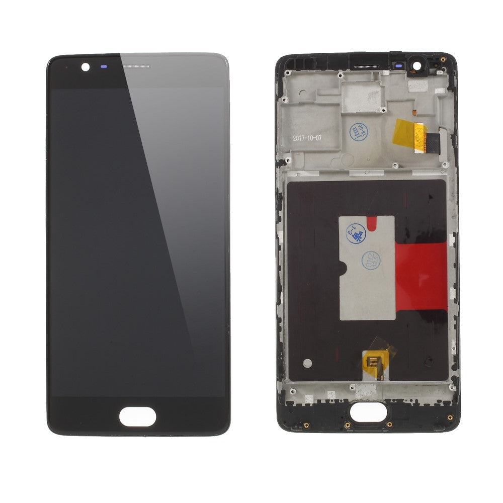 Pantalla Completa LCD + Tactil + Marco OnePlus 3 / 3T Negro