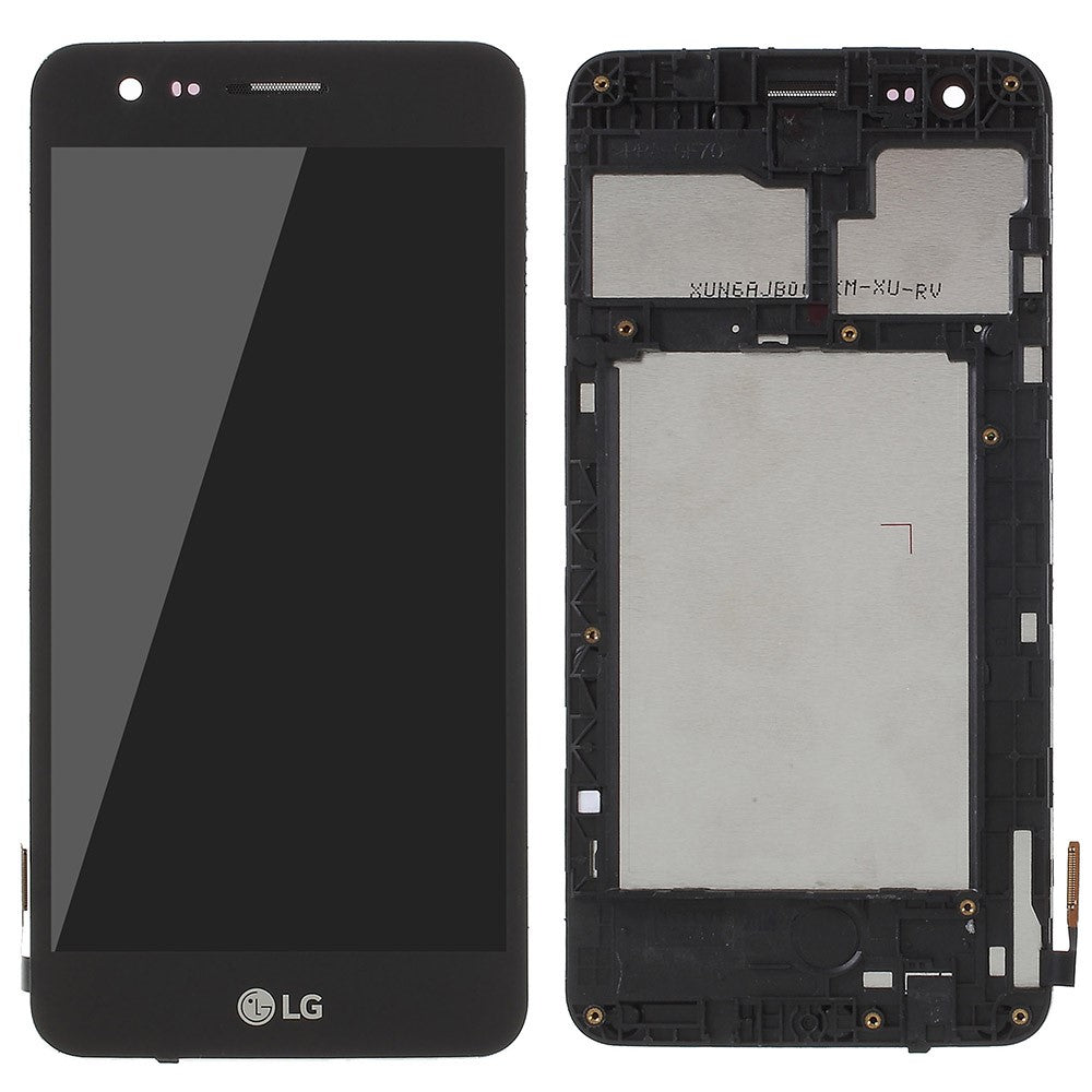 Full Screen LCD + Touch + Frame LG K4 (2017) M160 Black