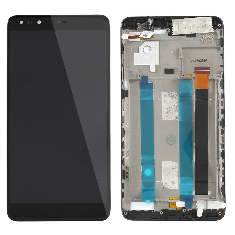 Pantalla Completa LCD + Tactil + Marco Alcatel One Touch Pop 4 6.0 7070 Negro