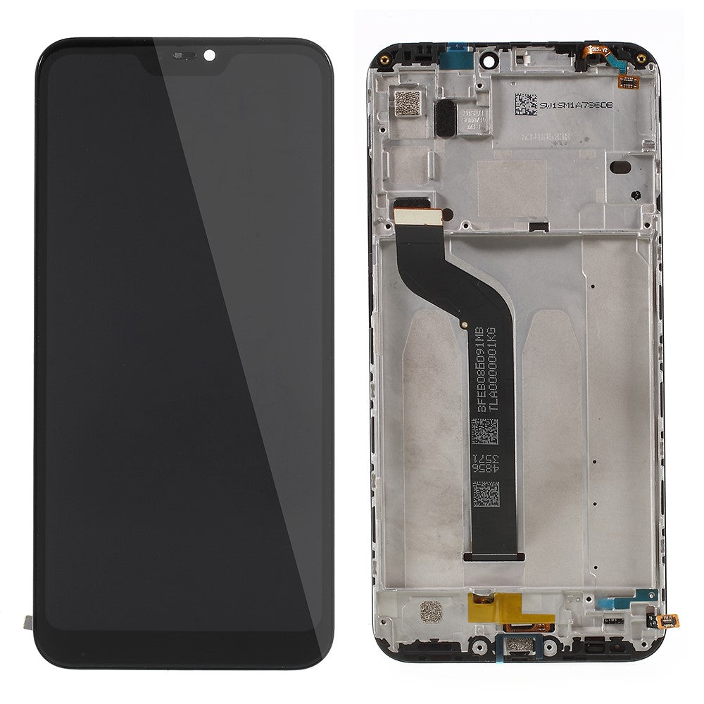 Pantalla Completa LCD + Tactil + Marco Xiaomi MI A2 Lite / Redmi 6 Pro Negro