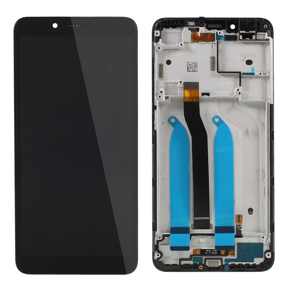 Ecran Complet LCD + Tactile + Châssis Xiaomi Redmi 6A / Redmi 6 Noir