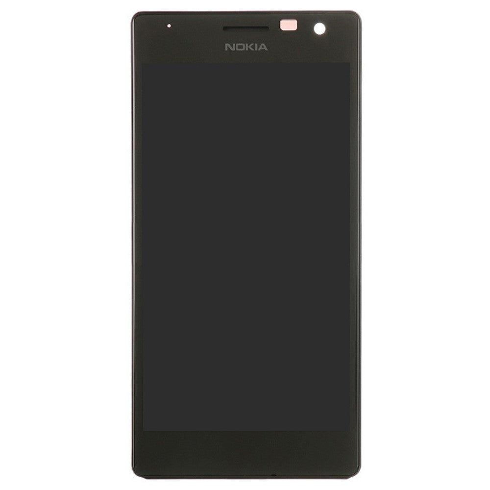 Ecran Complet LCD + Tactile + Châssis Nokia Lumia 730 Dual SIM Noir