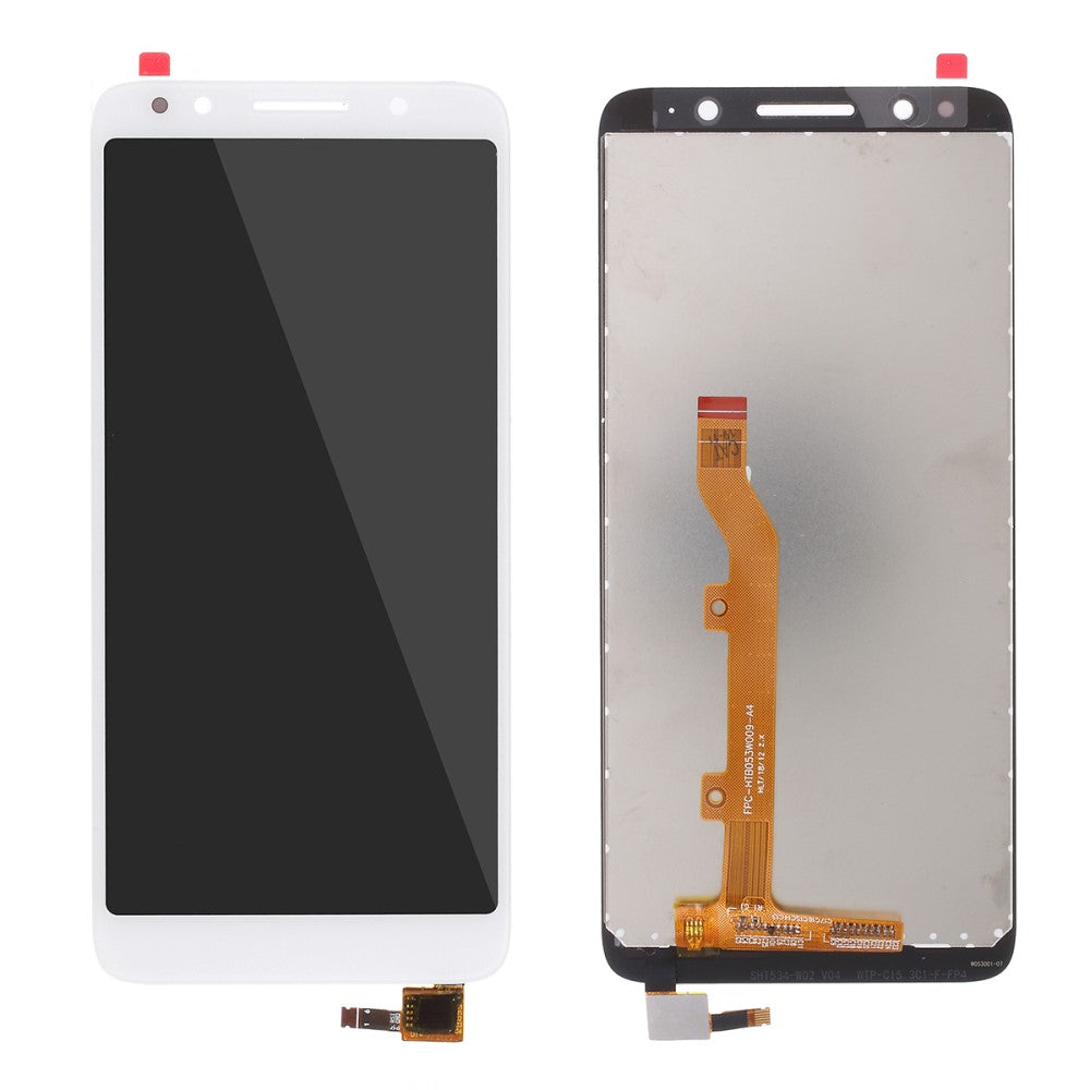 LCD Screen + Touch Digitizer Alcatel 1X 5059 White