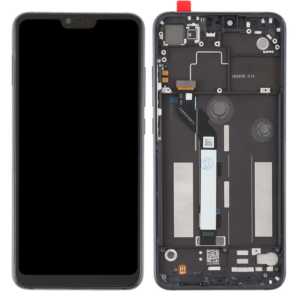 Ecran Complet LCD + Tactile + Châssis Xiaomi MI 8 Lite Noir