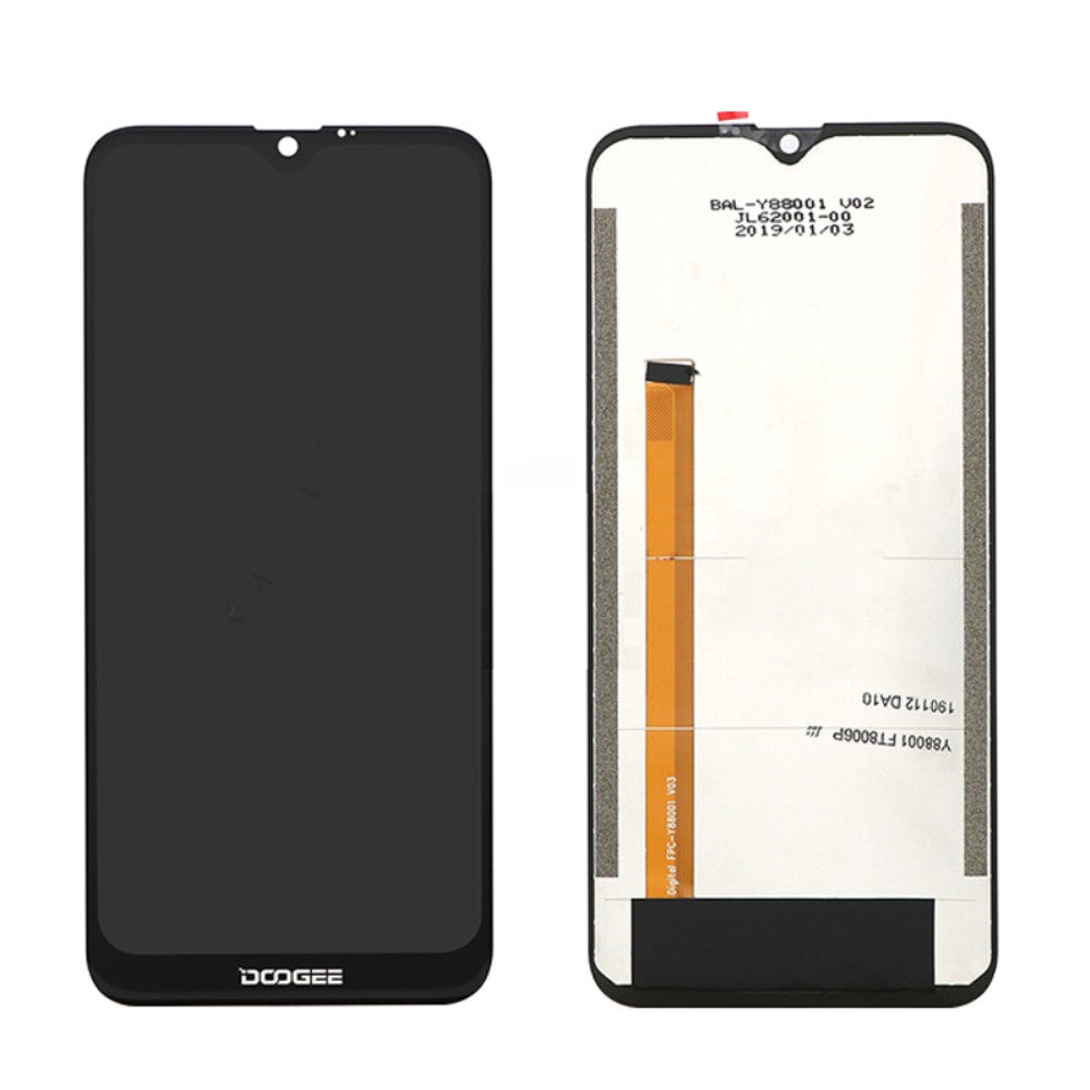 LCD Screen + Touch Digitizer Doogee Y8 Plus Black
