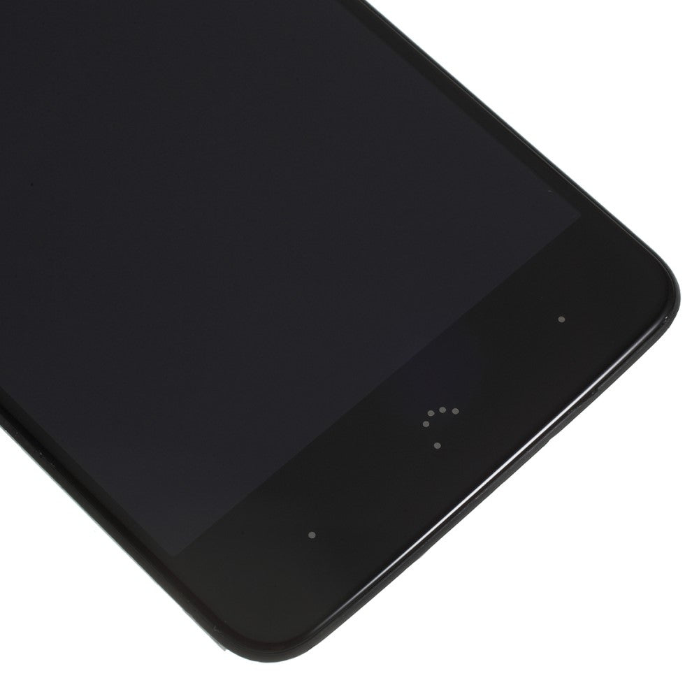 Ecran Complet LCD + Tactile + Châssis BQ Aquaris V Noir