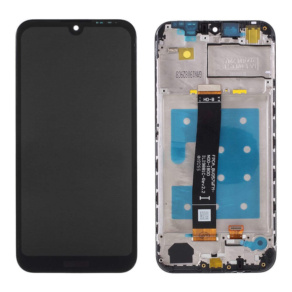 Pantalla Completa LCD + Tactil + Marco Huawei Y5 (2019) AMN-LX9 Negro