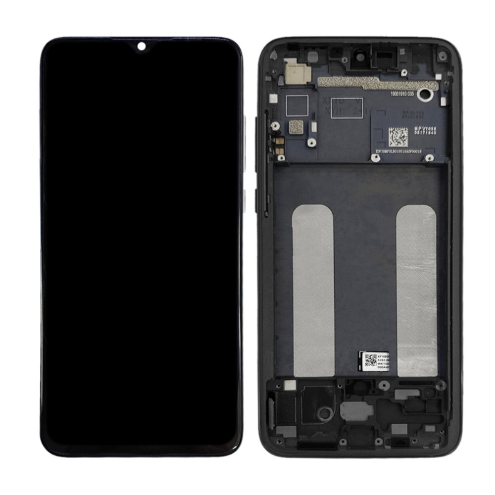 Ecran Complet LCD + Tactile + Châssis Xiaomi MI 9 Lite / MI CC9 Noir