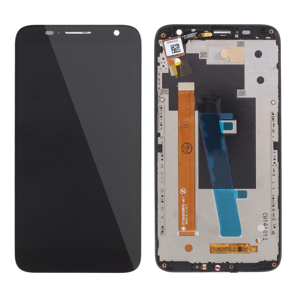 Pantalla Completa LCD + Tactil + Marco Alcatel One Touch Idol 2S / 6050 Negro
