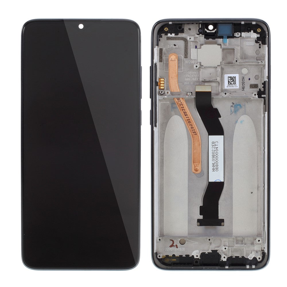 Ecran Complet LCD + Tactile + Châssis Xiaomi Redmi Note 8 Pro Noir