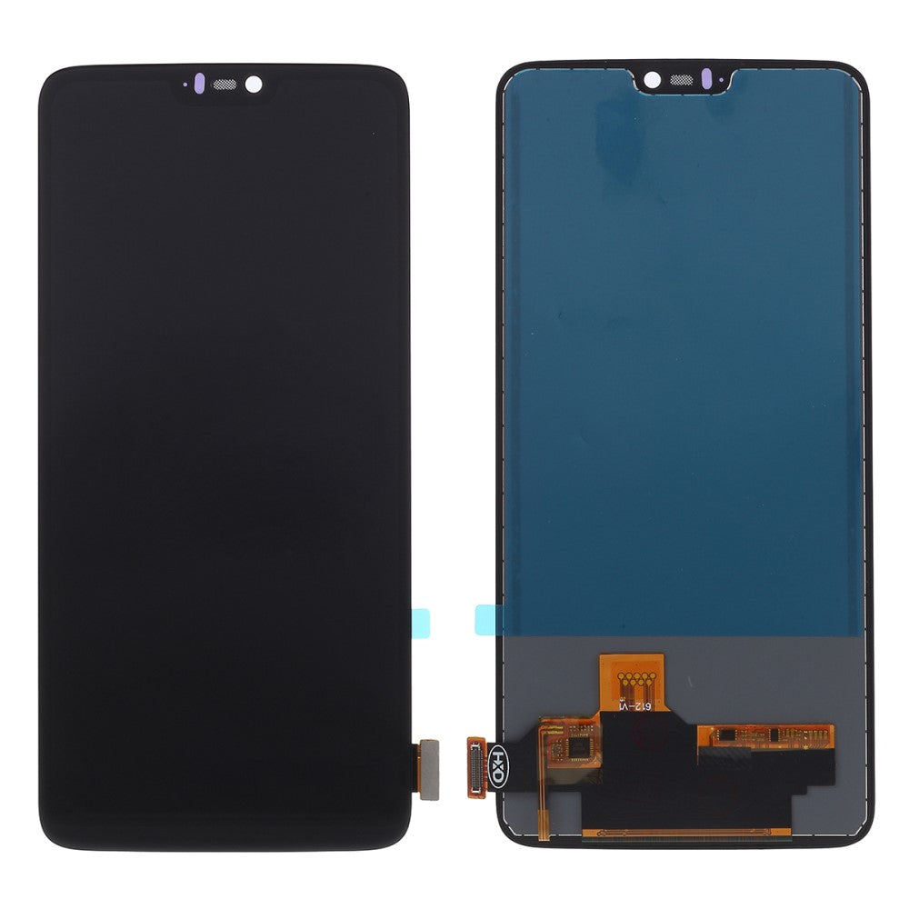 Ecran LCD + Vitre Tactile OnePlus 6 (Version TFT) Noir