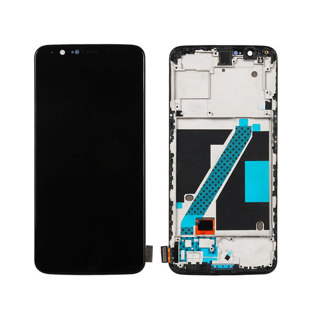 Full Screen LCD + Touch + Frame OnePlus 5T Black