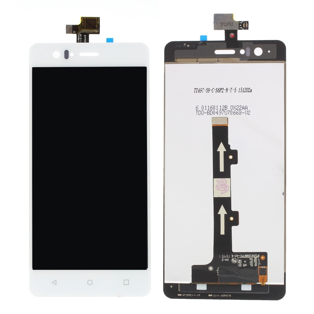 Ecran LCD + Numériseur Tactile BQ Aquaris M5 Blanc