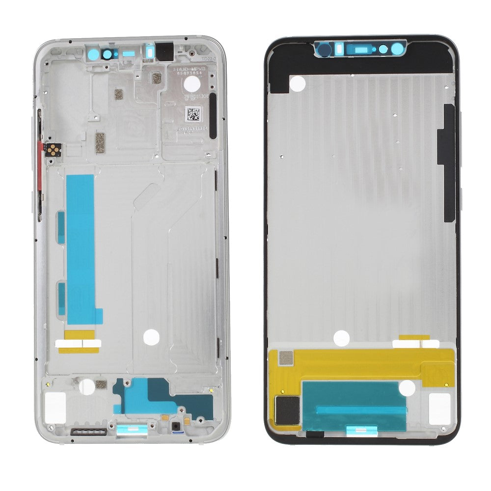 Chasis Marco Intermedio LCD Xiaomi MI 8 (6.21) Plateado