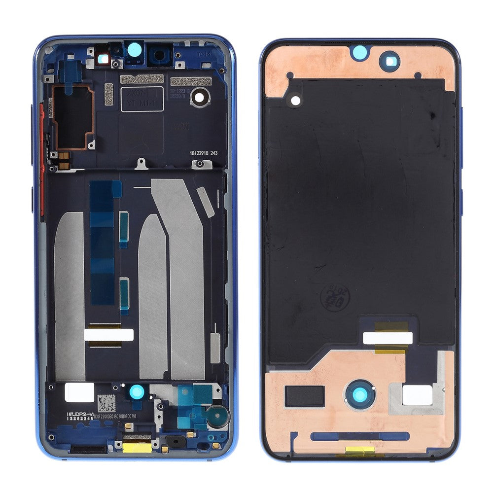 Chasis Marco Intermedio LCD Xiaomi MI 9 SE Azul
