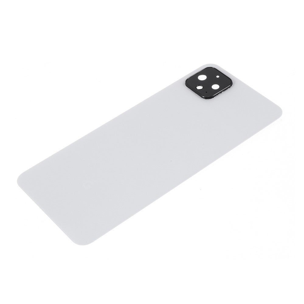 Tapa Bateria Back Cover + Lente Camara Trasera Google Pixel 4 XL Blanco