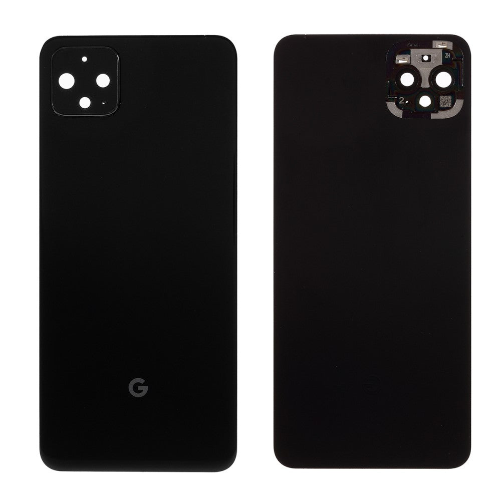 Cache Batterie Cache Arrière + Objectif Caméra Arrière Google Pixel 4 XL Noir