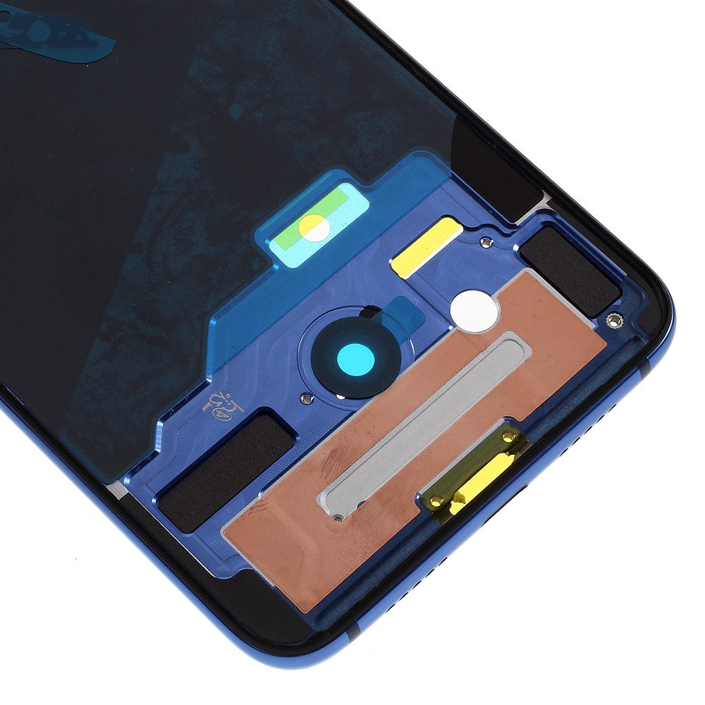 Chasis Marco Intermedio LCD Xiaomi MI 9 Azul