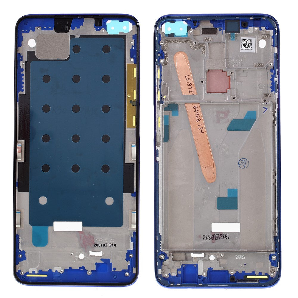 Châssis Cadre Intermédiaire LCD Xiaomi Redmi K30 5G Bleu