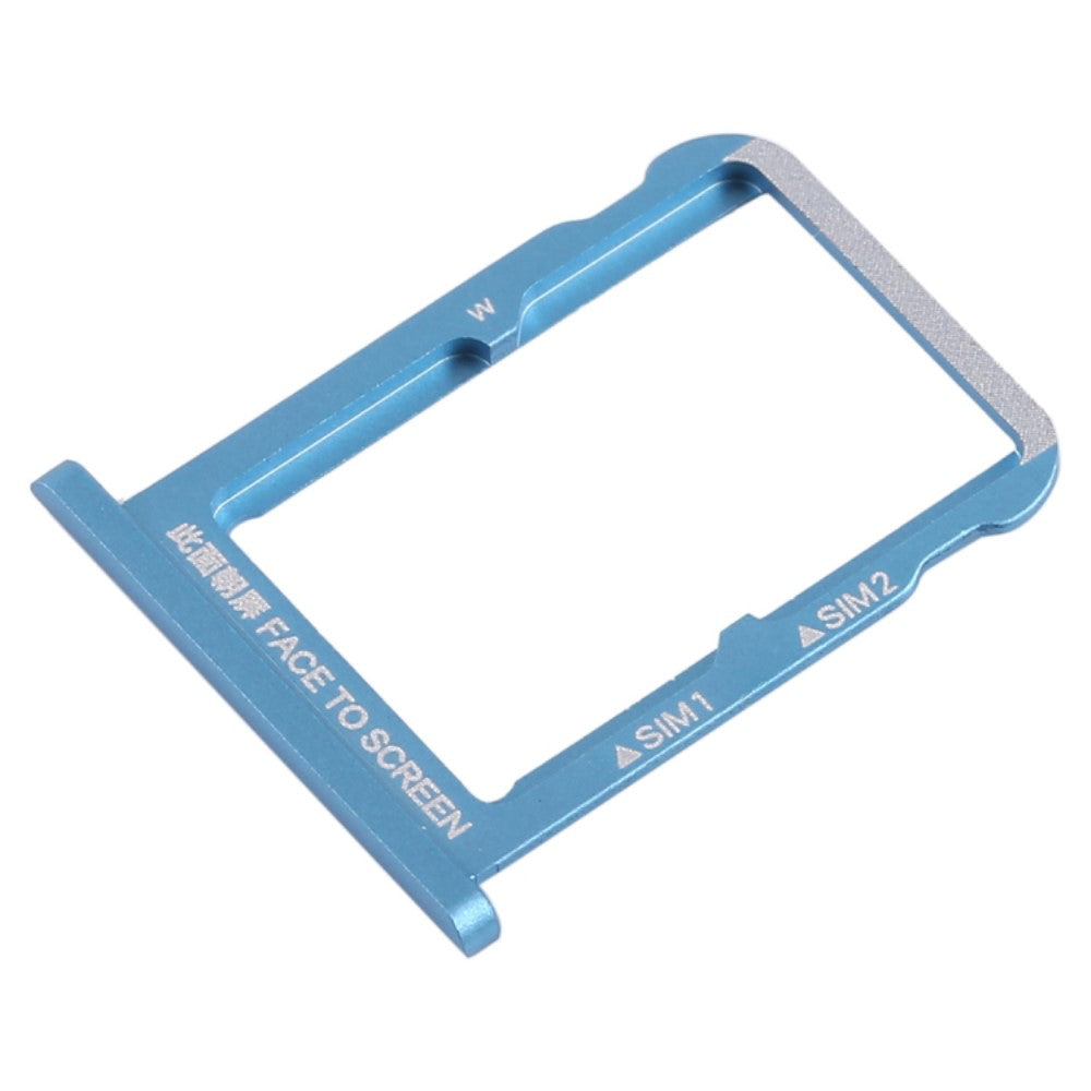 Plateau porte-carte SIM Micro SIM Xiaomi MI 6X / MI A2 Bleu