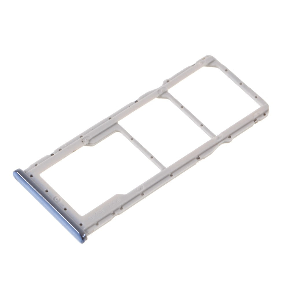 SIM Holder Tray Micro SIM / Micro SD Huawei Y9 (2019) Blue