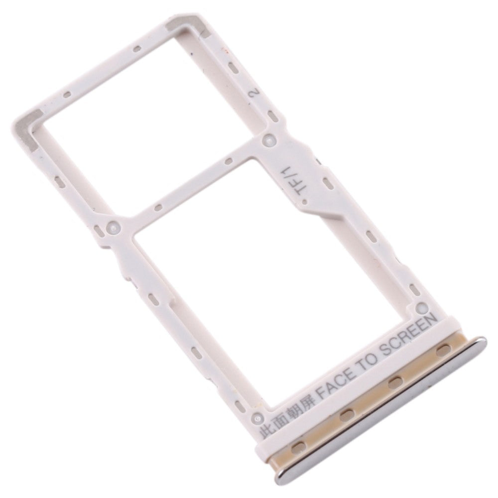 SIM Holder Tray Micro SIM Xiaomi MI CC9 / MI A3 Silver