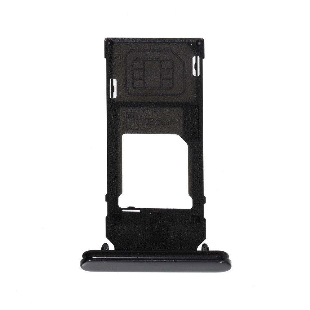 SIM Holder Tray Micro SIM / Micro SD Sony Xperia X Compact Black