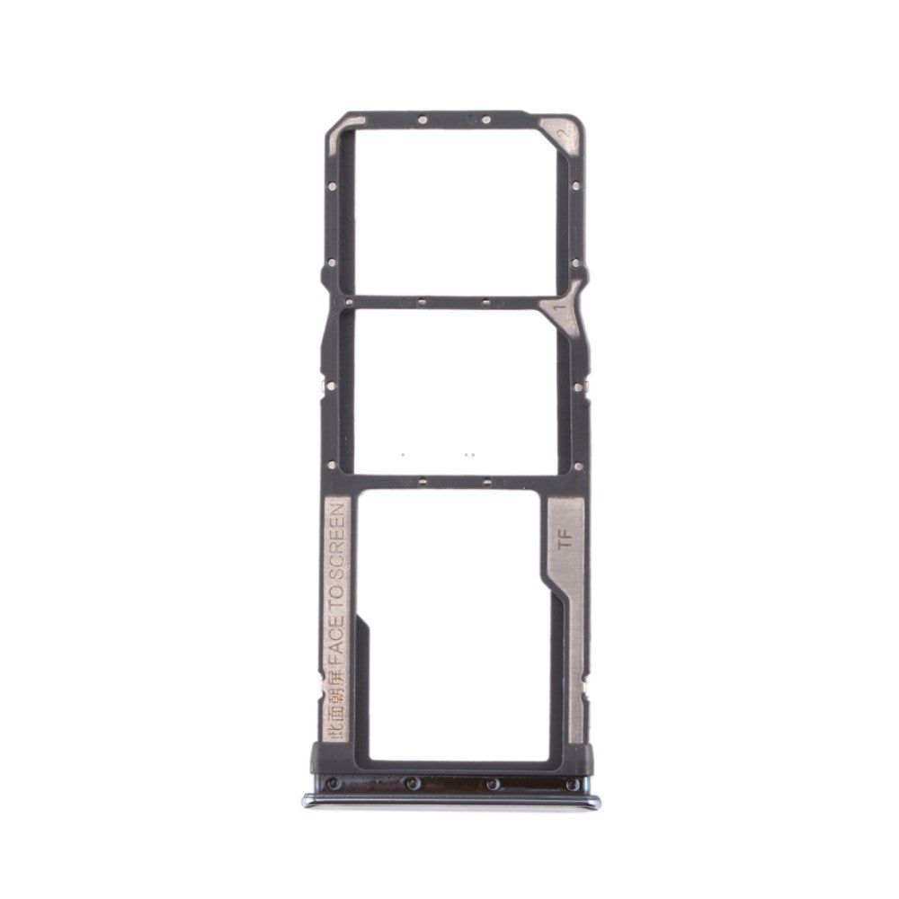 SIM Holder Tray Micro SIM / Micro SD Xiaomi Redmi Note 8 Silver