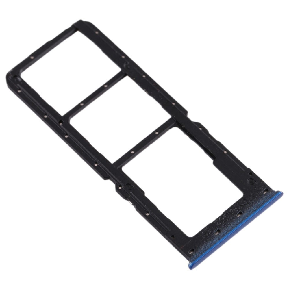 SIM Holder Tray Micro SIM / Micro SD Oppo A11 Blue