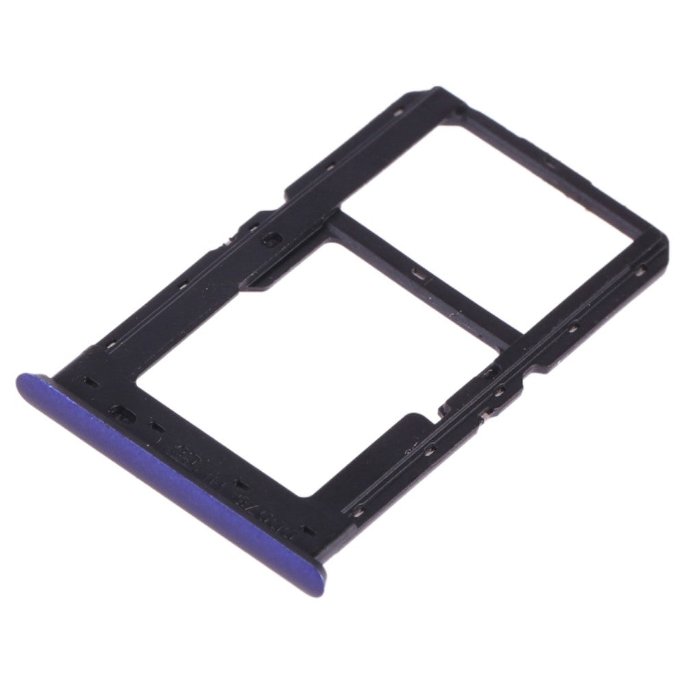 Plateau porte-carte SIM Micro SIM / Micro SD Oppo A9 Violet