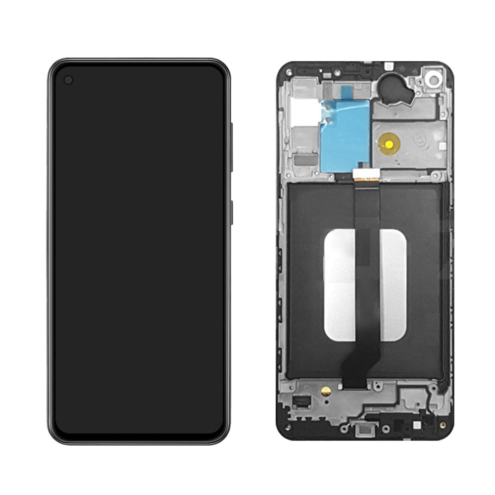 Ecran Complet LCD + Tactile + Châssis (OEM) Samsung Galaxy A60 A606 Noir