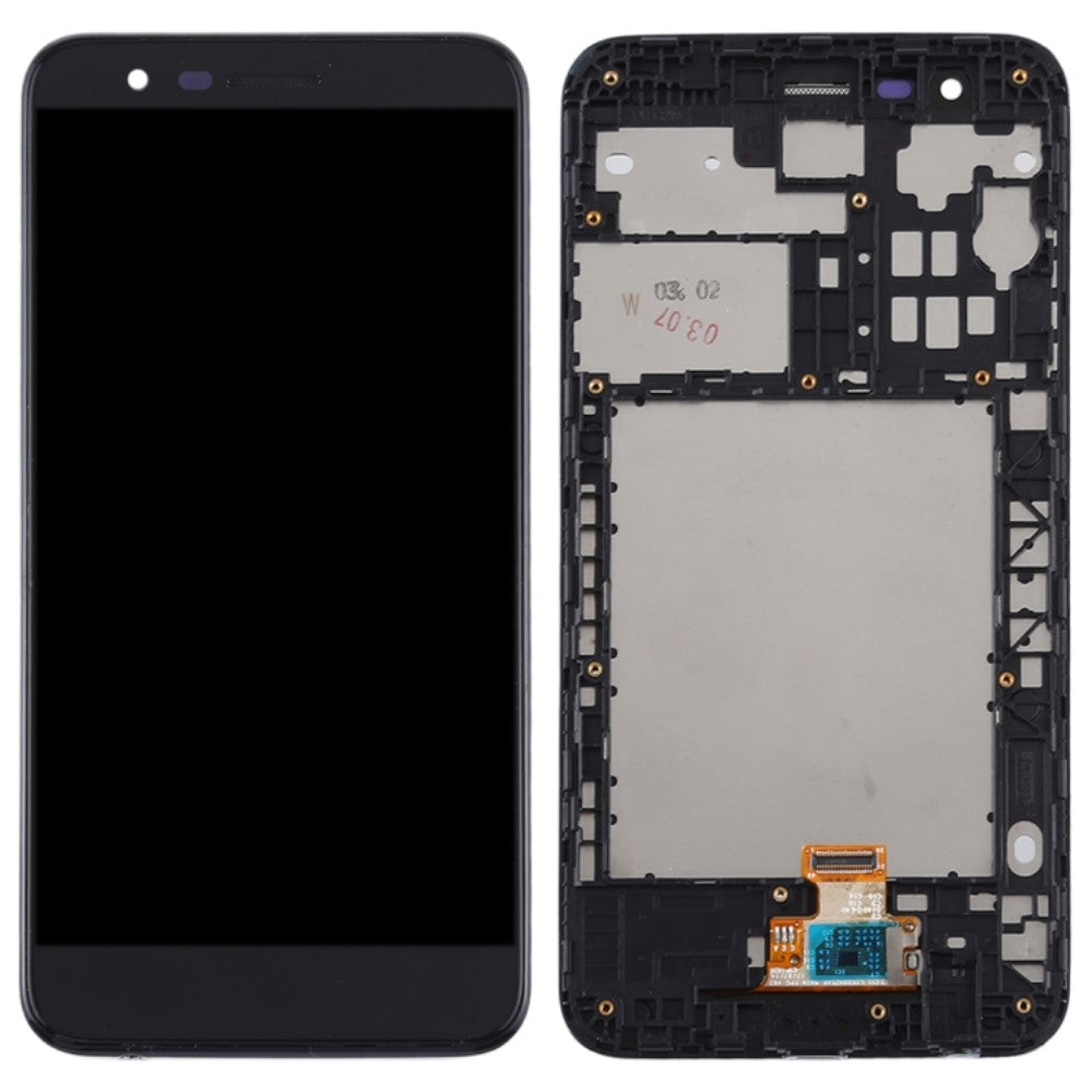 Full Screen LCD + Touch + Frame LG K10 (2018) / K30 / K11 Plus X410 Black
