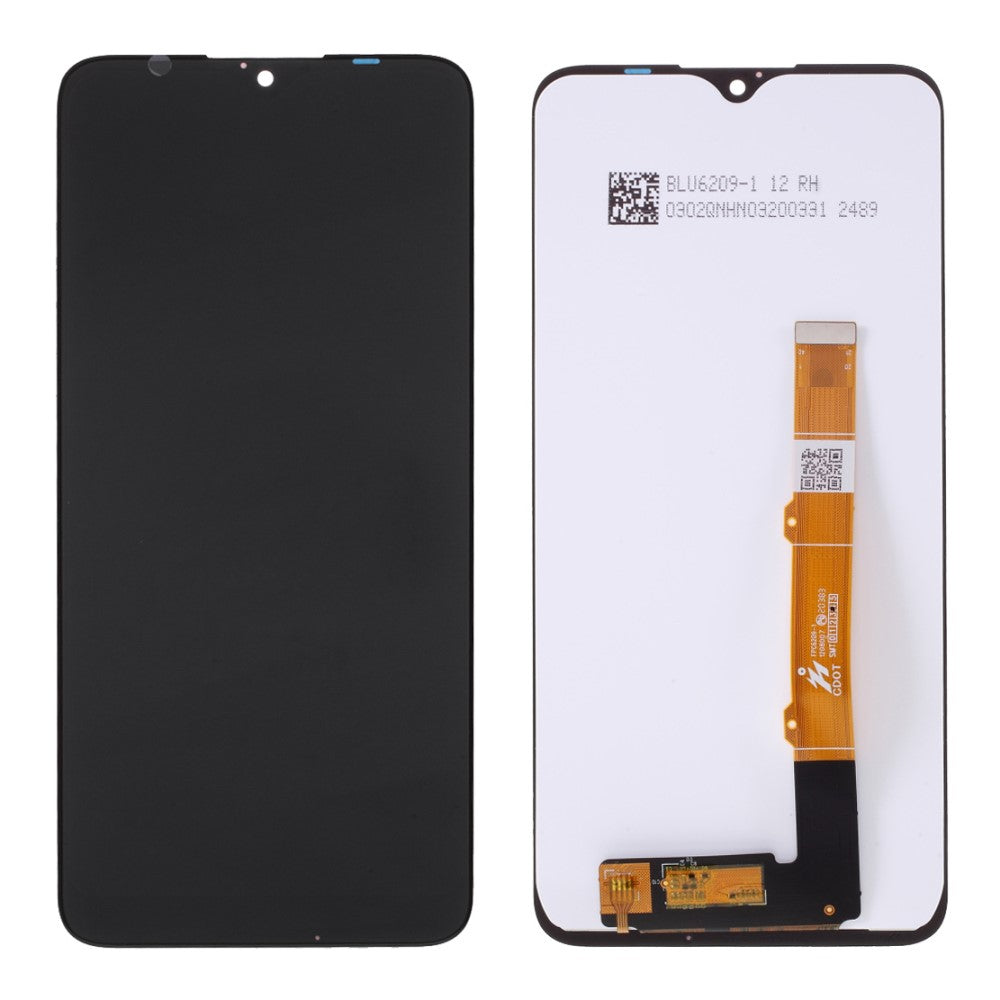 Ecran LCD + Vitre Tactile Alcatel 1S (2020) 5028 1V 5007 3L 5029 Noir