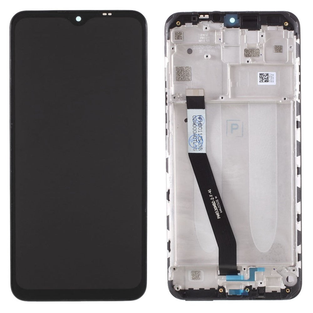 Ecran Complet LCD + Tactile + Châssis Xiaomi Redmi 9 Noir
