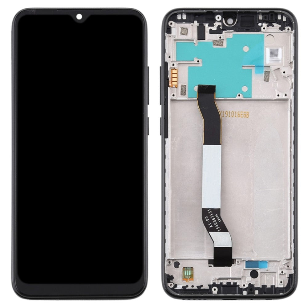 Ecran Complet LCD + Tactile + Châssis Xiaomi Redmi Note 8 Noir