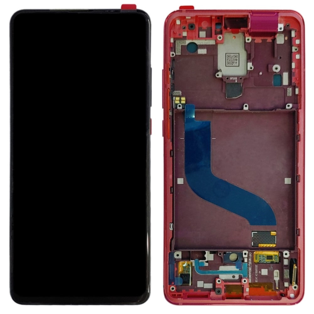 Ecran LCD + Tactile + Châssis Xiaomi MI 9T / 9T Pro / Redmi K20 / K20 Pro Rouge