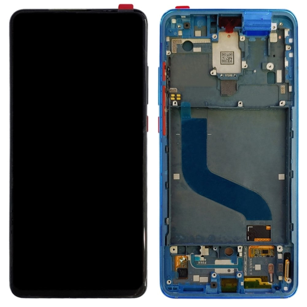 Ecran LCD + Tactile + Châssis Xiaomi MI 9T / 9T Pro / Redmi K20 / K20 Pro Bleu