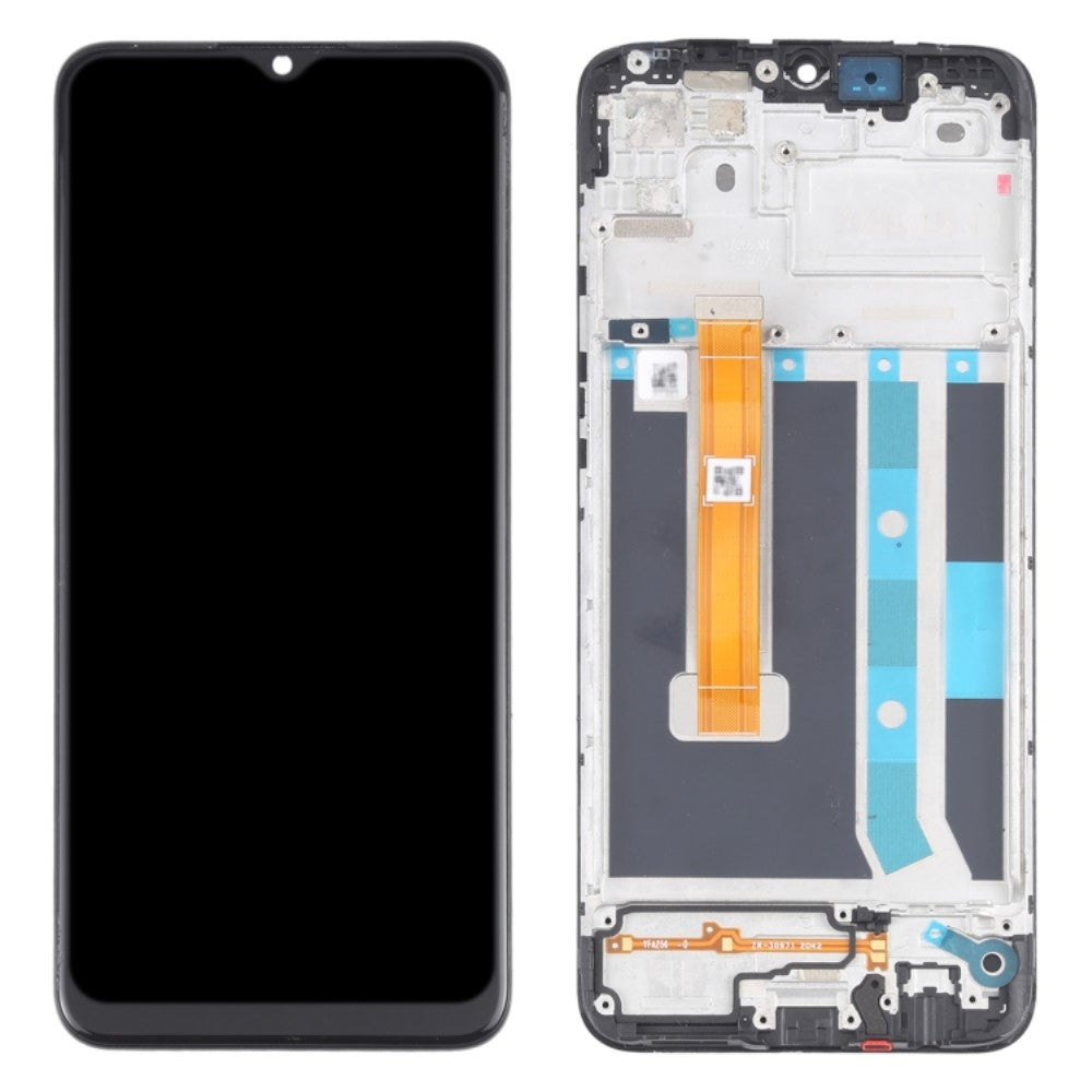 Full Screen LCD + Touch + Frame Oppo A15 / A15S / A35 Black