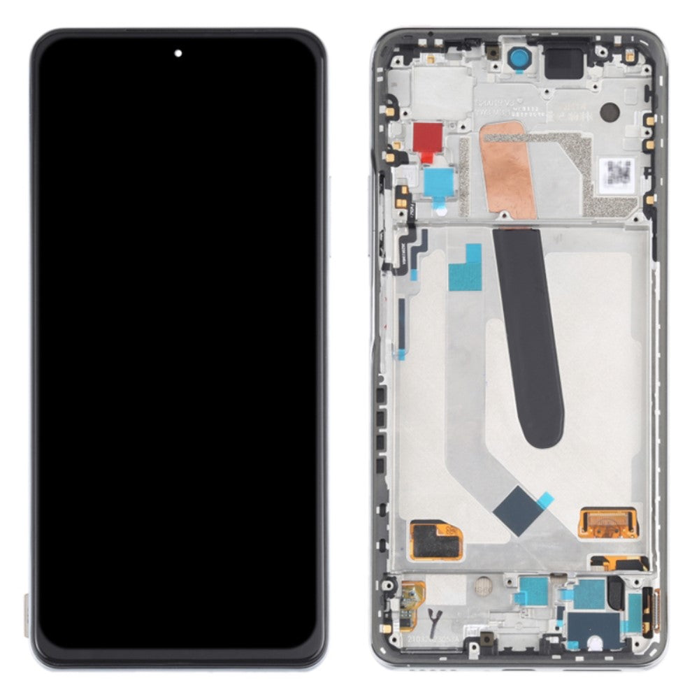 Pantalla LCD + Tactil + Marco Xiaomi Redmi K40 / K40 Pro / MI 11i Plateado
